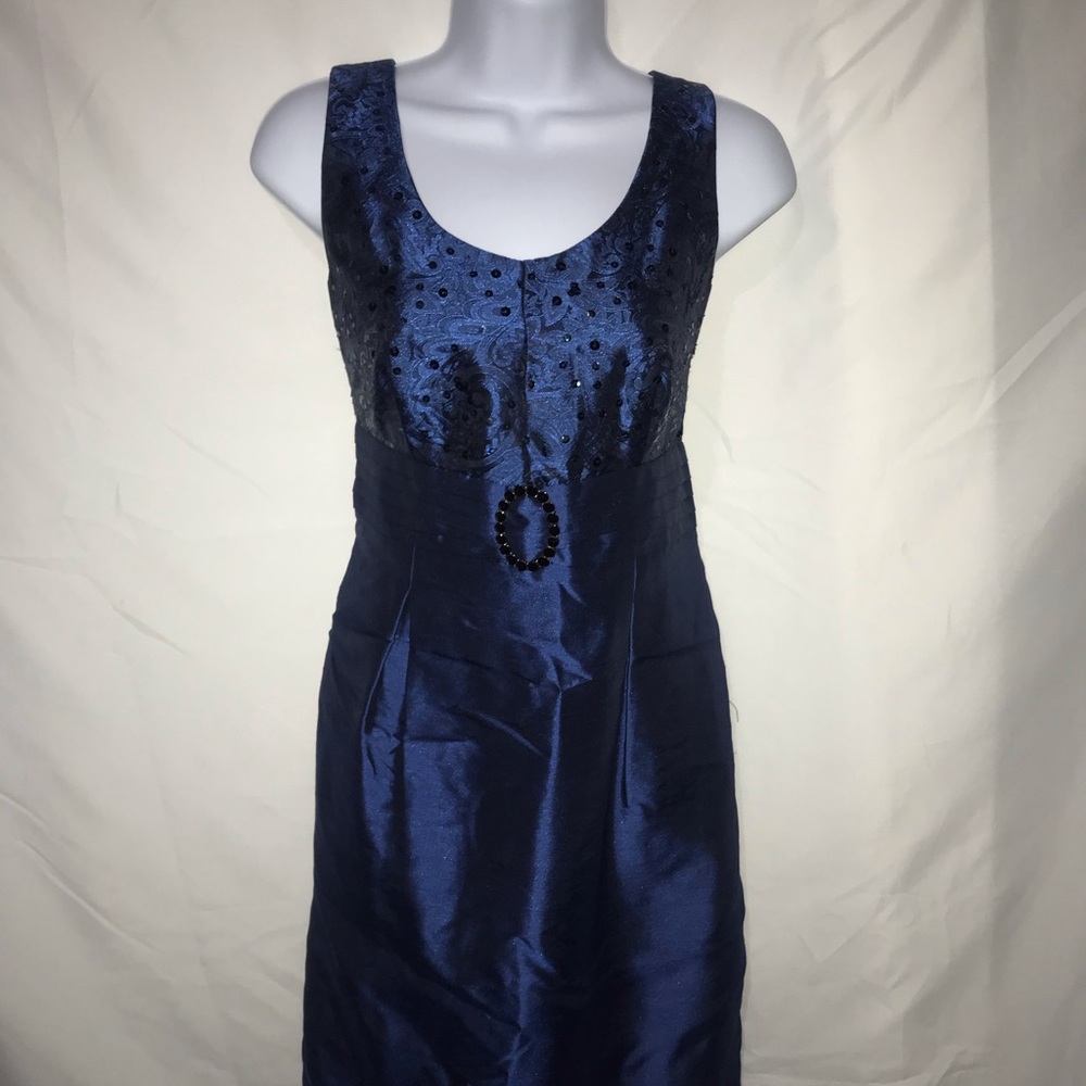 R&M Richards Womens Sz 8 Aline Royal Blue Dress ❤️